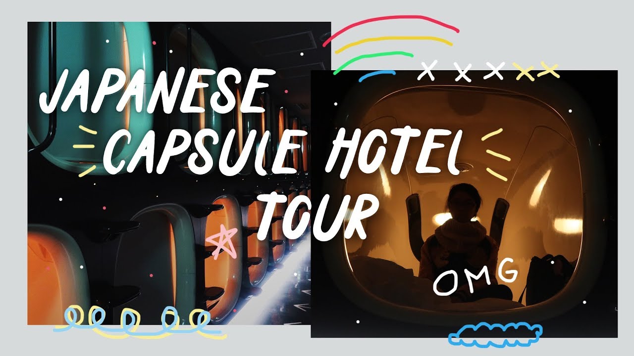 Japan Travel Vlog 8: Capsule Hotel in Kyoto (9h ninehours tour) | Rainbowholic 🇯🇵