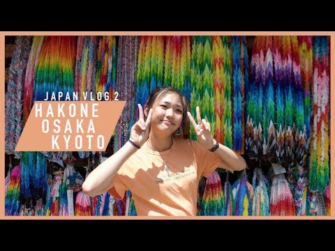 JAPAN (FOOD) TOURS: HAKONE, KYOTO,  OSAKA  VLOG | Joelle in Japan pt 2