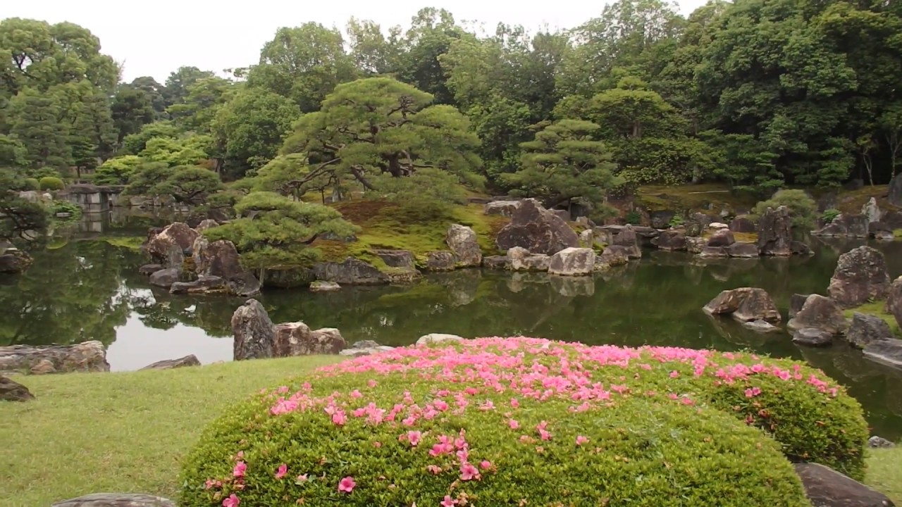The Ninomaru Gardens of Nijo-ji Castle in Kyoto