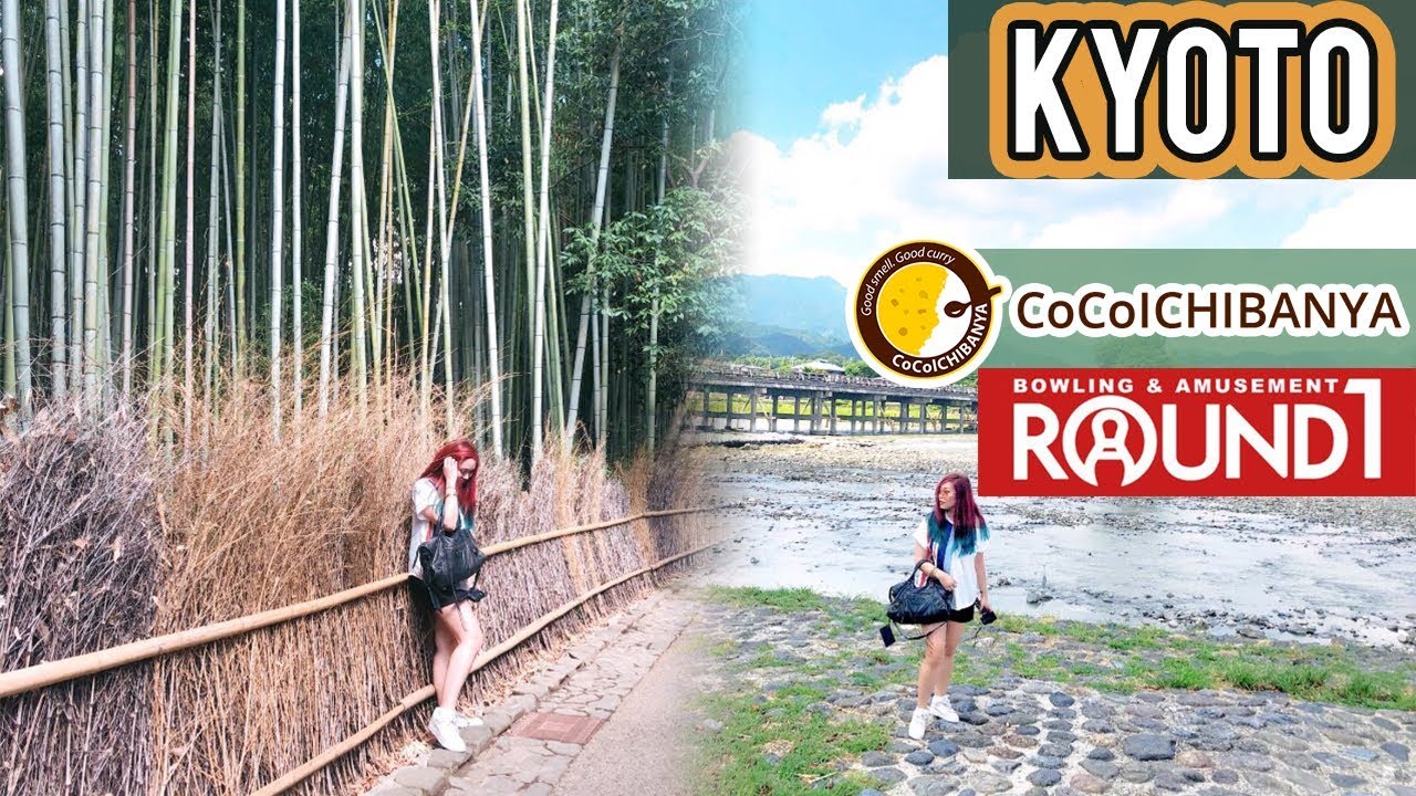 🇯🇵 JAPAN | KYOTO Arashiyama Bamboo grove, CoCo CURRY & ROUND 1 Arcade (Travel Vlog Part 3)