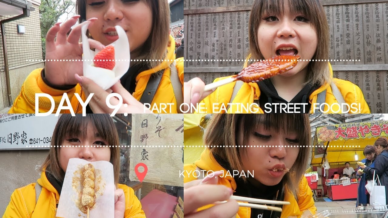 |Travel Vlog| Eating Japanese Street Foods In Kyoto!
