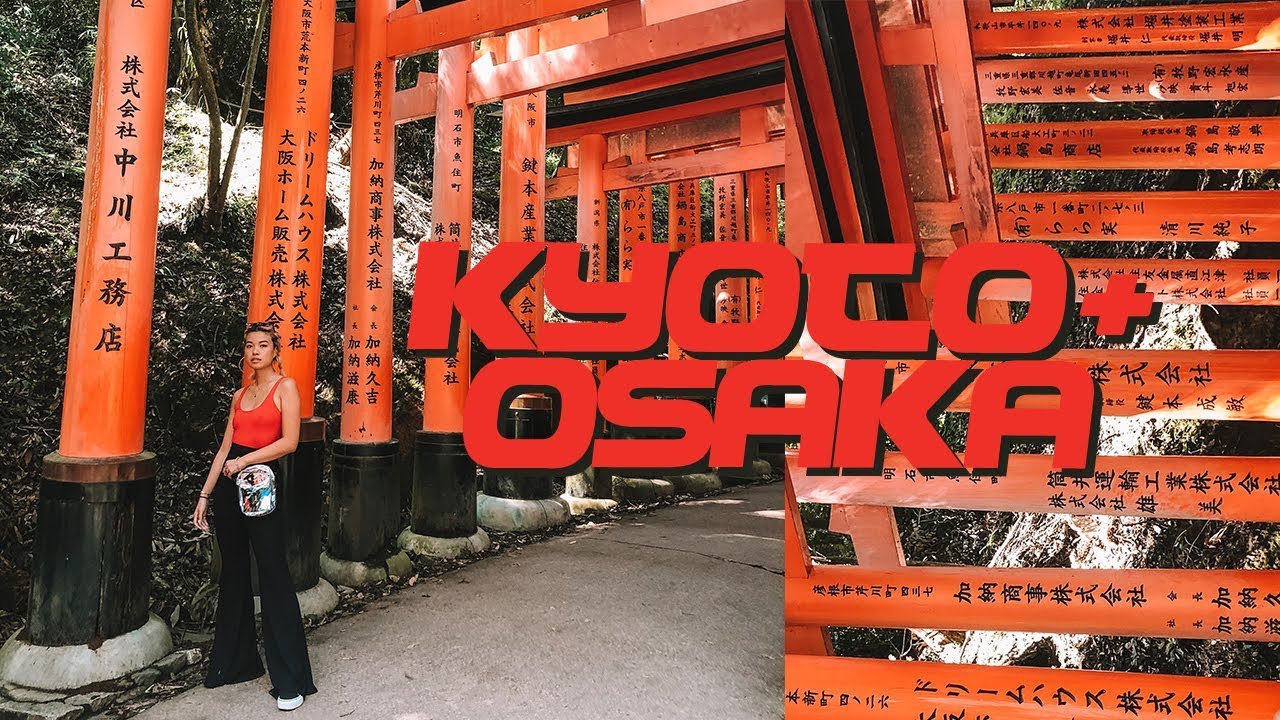 Shopping, Eating, Sightseeing in KYOTO + OSAKA | Travel Vlog