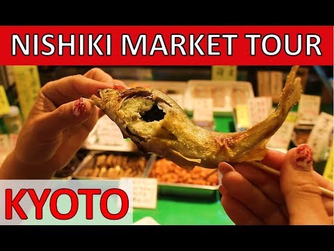 NISHIKI MARKET KYOTO GUIDE – Japanese Street Food Tour (Add To Your Japan Trip) 錦市場京都
