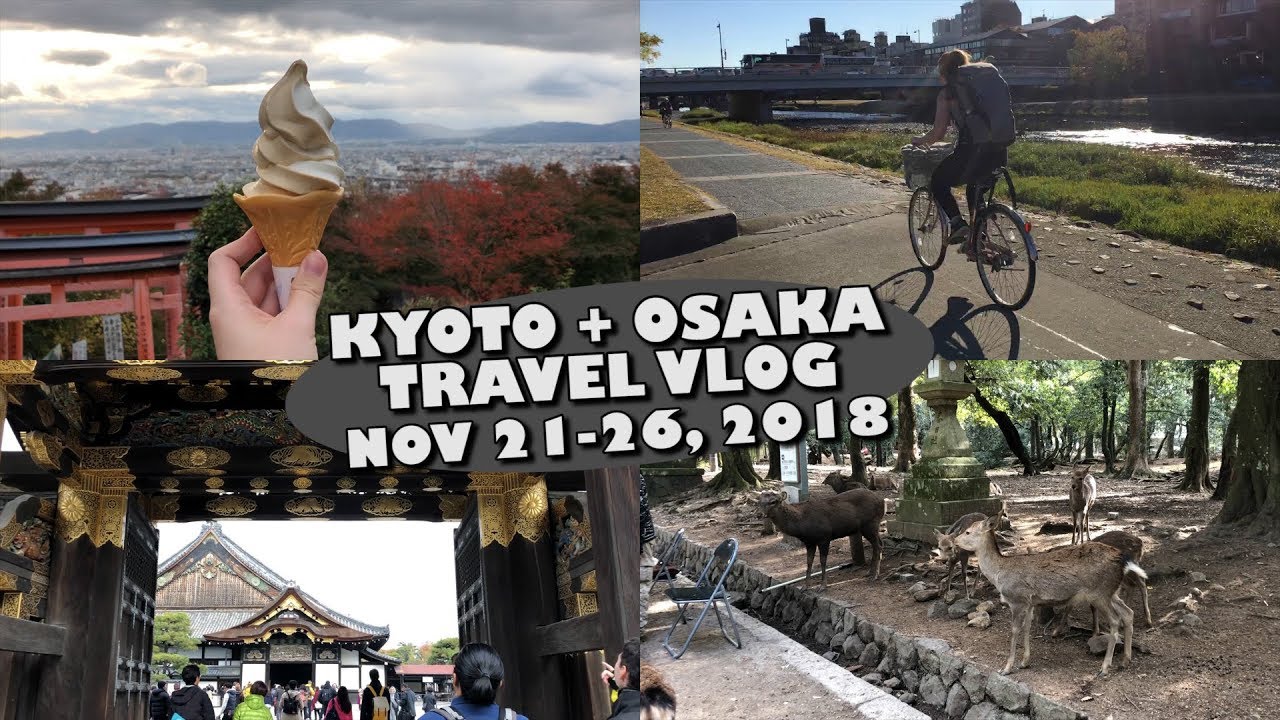 JAPAN TRAVEL VLOG | Kyoto, Osaka | Nov 21-26, 2018