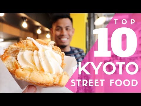Japanese Street Food Tour Top 10 in Kyoto Japan | Nishiki Market Food Guide