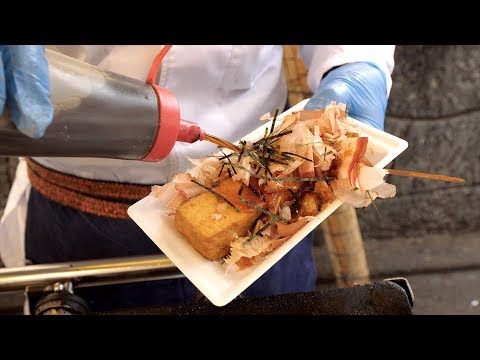 TRADITIONAL Japanese STREET FOOD Tour at Fushimi Inari Shrine | Kyoto, Japan